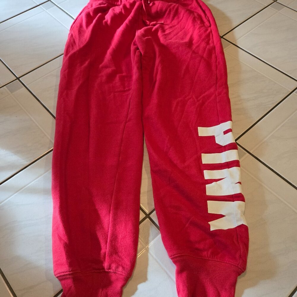 Victoria's Secret PINK Red Logo Sweatpants XS